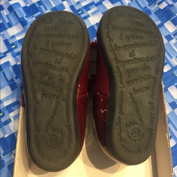 Garvalin (made in Spain) girls shoes rich red - Picture 5 of 9